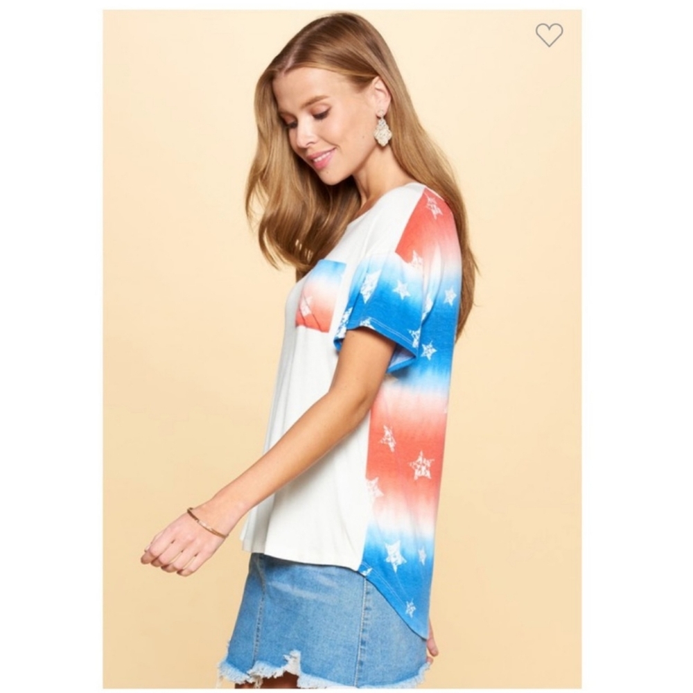 *Red White Blue Top*